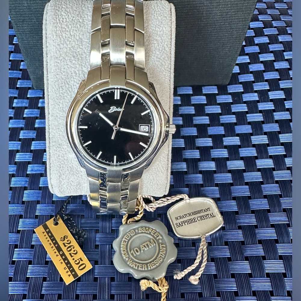 Belair Men’s Stainless Steel Watch.